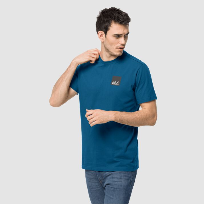 Jack Wolfskin Mens Rainbow Paw T-shirt Navy 524971UBH